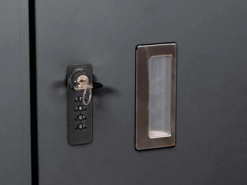 Fahrradgarage 2er 160x113x209cm Abschließbar Metall Anthrazit*PROREGAL Hot