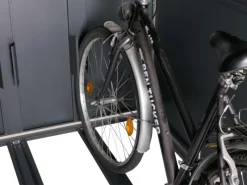 Fahrradgarage 2er 160x113x209cm Abschließbar Metall Anthrazit*PROREGAL Hot