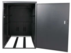 Fahrradgarage 2er 160x113x209cm Abschließbar Metall Anthrazit*PROREGAL Hot