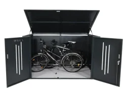 Fahrradgarage 4er 121x202x150cm Anthrazit*PROREGAL Outlet