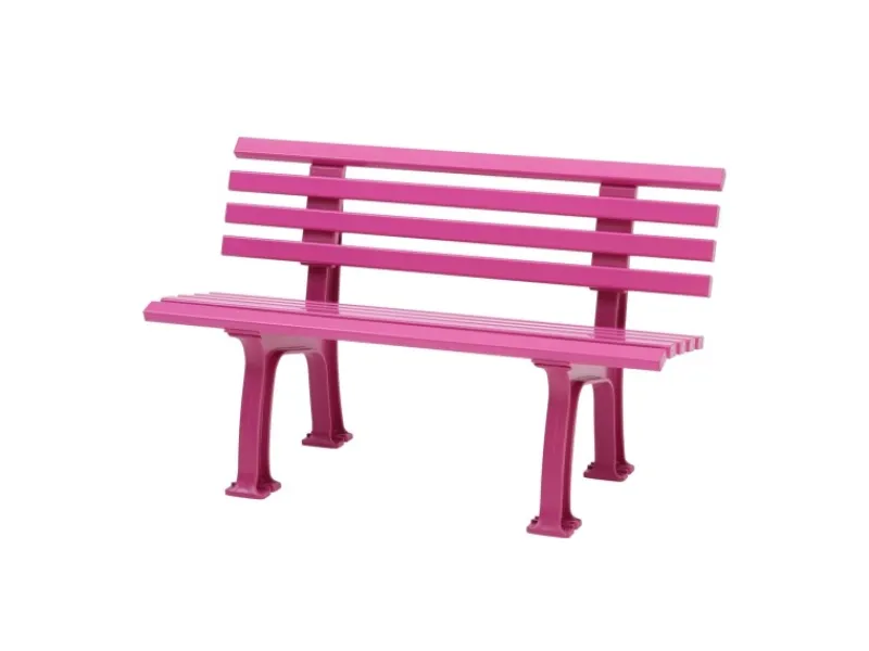 Gartenbank Antigua 2 Sitzer HxBxT 74 x 120 x 54 cm Witterungskunststoff & UV Beständiger Kunststoff Parkbank Sitzbank*PROREGAL Outlet