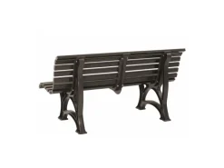 PROREGAL Gartenbänke|Gartenbank Jamaika 3 Sitzer HxBxT 80 x 150 x 64cm Witterungskunststoff & UV Beständiger Kunststoff Parkbank Sitzbank