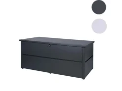 PROREGAL Auflagenboxen|Gartentruhe HxBxT 69x165x85cm Wasserdicht Metall Edelstahl 692L Aufbewahrungsbox Auflagenbox Truhe