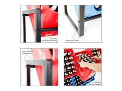 Getränkekistenregal Getränkeregal Königssee HxBxT 82 x 105 x 32 cm 6 Kästen*PROREGAL Discount