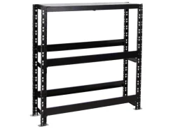 PROREGAL Universalboxen|Getränkekistenregal Getränkeregal Tegernsee XL HxBxT 110 x 110 x 30 cm 6 Kästen + Board