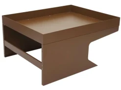 PROREGAL Rasenmäher|Mähroboter-Garage Mit Pflanzkasten 37x60x70cm Metall