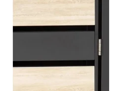 PROREGAL Weitere Ordnungssysteme Für Den Garten|Mülltonnenbox 1er XL 117x73x98cm Metall 36kg Anthrazit Buche-Holzoptik Hellbraun