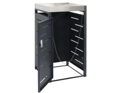 PROREGAL Mülltonnenboxen|Weitere Ordnungssysteme Für Den Garten|Mülltonnenbox 1er 110x60x62cm 80-240 Liter