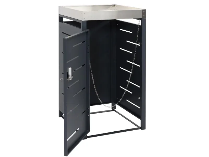 PROREGAL Mülltonnenboxen|Weitere Ordnungssysteme Für Den Garten|Mülltonnenbox 1er 110x60x62cm 80-240 Liter