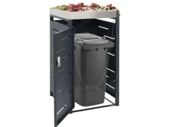 PROREGAL Mülltonnenboxen|Weitere Ordnungssysteme Für Den Garten|Mülltonnenbox 1er 110x60x62cm 80-240 Liter