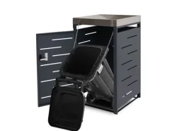 PROREGAL Mülltonnenboxen|Weitere Ordnungssysteme Für Den Garten|Mülltonnenbox 1er 110x60x62cm 80-240 Liter