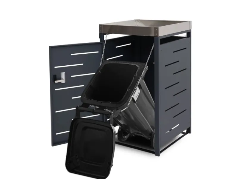 PROREGAL Mülltonnenboxen|Weitere Ordnungssysteme Für Den Garten|Mülltonnenbox 1er 110x60x62cm 80-240 Liter