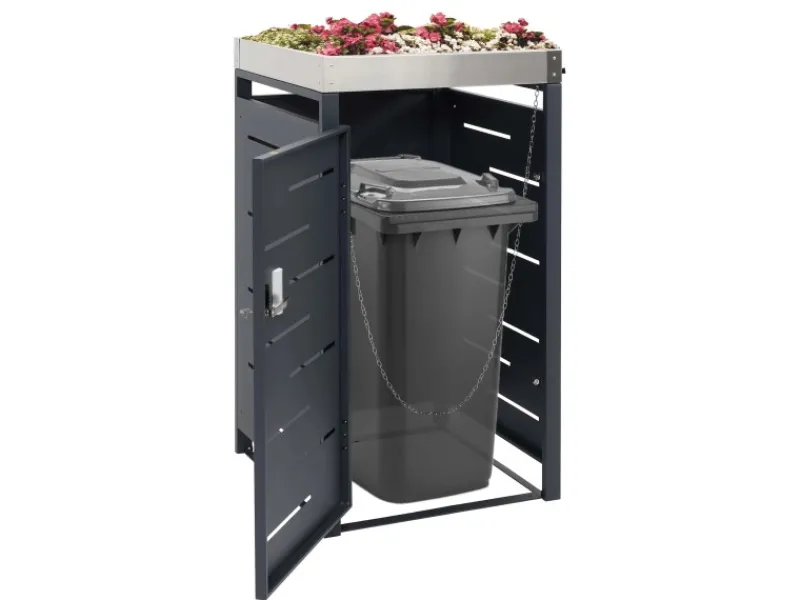 PROREGAL Mülltonnenboxen|Weitere Ordnungssysteme Für Den Garten|Mülltonnenbox 1er 110x60x62cm 80-240 Liter