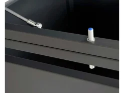 Mülltonnenbox 3er 117x200x80cm Anthrazit Marmor-Optik Dunkel*PROREGAL Online