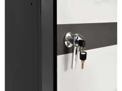 PROREGAL Weitere Ordnungssysteme Für Den Garten|Mülltonnenbox 1er 117x68x80cm Anthrazit Marmor-Optik Hell