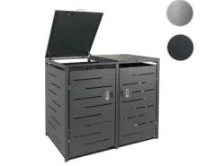 PROREGAL Weitere Ordnungssysteme Für Den Garten|Mülltonnenbox 2er 116,5x131x80cm Erweiterbar 48kg