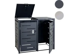 Mülltonnenbox 2er 103x115x63cm Erweiterbar*PROREGAL