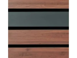 PROREGAL Weitere Ordnungssysteme Für Den Garten|Mülltonnenbox 2er Mit Pflanzkasten 125x132x80cm Anthrazit Kirsche-Holzoptik Erweiterbar