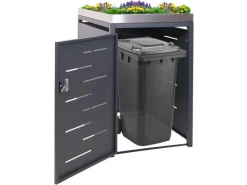 PROREGAL Weitere Ordnungssysteme Für Den Garten|Mülltonnenbox 1er 125x69x84cm 80-240 Liter