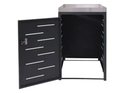 PROREGAL Weitere Ordnungssysteme Für Den Garten|Mülltonnenbox 1er 125x69x84cm 80-240 Liter