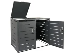Mülltonnenbox XL 2er 116x141x98cm Erweiterbar*PROREGAL Discount