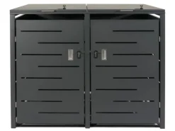 Mülltonnenbox XL 2er 116x141x98cm Erweiterbar*PROREGAL Discount