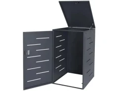 Mülltonnenbox 116,5x66x80cm Erweiterbar*PROREGAL Discount