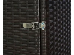 PROREGAL Weitere Ordnungssysteme Für Den Garten|Mülltonnenverkleidung HxBxT 110x65x66 cm Poly-Rattan 120L Mülltonnenbox Mülltonnenabdeckung