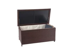 Poly-Rattan Kissenbox HxBxT 51x100x50cm Premium 170L Gartentruhe Auflagenbox Truhe*PROREGAL New