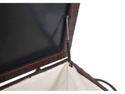 Poly-Rattan Kissenbox HxBxT 51x100x50cm Premium 170L Gartentruhe Auflagenbox Truhe*PROREGAL New
