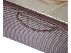 Poly-Rattan Kissenbox HxBxT 51x100x50cm Premium 170L Gartentruhe Auflagenbox Truhe*PROREGAL New