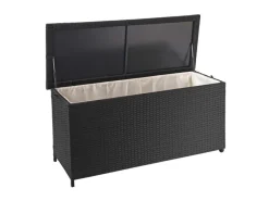 PROREGAL Auflagenboxen|Poly-Rattan Kissenbox HxBxT 63x135x52cm Premium 320L Gartentruhe Auflagenbox Truhe