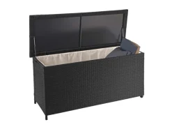 PROREGAL Auflagenboxen|Poly-Rattan Kissenbox HxBxT 63x135x52cm Premium 320L Gartentruhe Auflagenbox Truhe