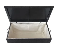 PROREGAL Auflagenboxen|Poly-Rattan Kissenbox HxBxT 63x135x52cm Premium 320L Gartentruhe Auflagenbox Truhe