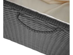 PROREGAL Auflagenboxen|Poly-Rattan Kissenbox HxBxT 63x135x52cm Premium 320L Gartentruhe Auflagenbox Truhe