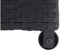 PROREGAL Auflagenboxen|Poly-Rattan Kissenbox HxBxT 63x135x52cm Premium 320L Gartentruhe Auflagenbox Truhe