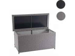 PROREGAL Auflagenboxen|Poly-Rattan Kissenbox HxBxT 63x135x52cm Basic 320L Gartentruhe Auflagenbox Truhe