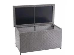 PROREGAL Auflagenboxen|Poly-Rattan Kissenbox HxBxT 51x115x59cm Basic 250L Gartentruhe Auflagenbox Truhe