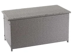 PROREGAL Auflagenboxen|Poly-Rattan Kissenbox HxBxT 51x115x59cm Basic 250L Gartentruhe Auflagenbox Truhe
