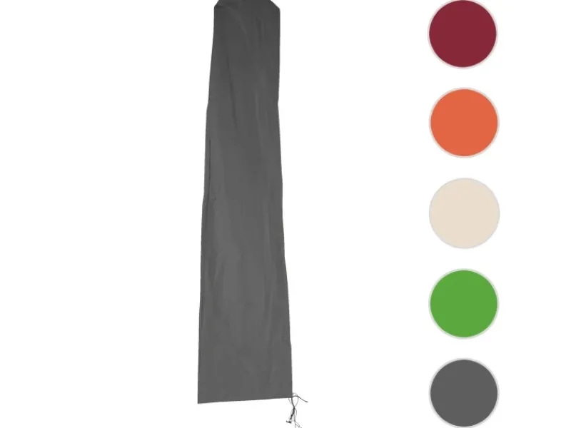 PROREGAL Schutzhüllen|Schutzhülle Für Ampelschirm Bis 4 m HxBxT 270x60x60cm Abdeckhülle Cover Mit Reißverschluss