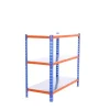 Schwerlastregal Baby Metal Shark HxBxT 90 x 120 x 30 cm Fachlast 200 kg Blau-Orange*PROREGAL Hot