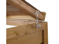 PROREGAL Weitere Ordnungssysteme Für Den Garten|XL 2er-/4er-Mülltonnenverkleidung HxBxT 126x158x98 cm Mülltonnenbox Mülltonnenabdeckung Holz