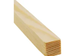 Quadratleiste Kiefer astfrei 20 mm x 20 mm Länge 900 mm* Clearance