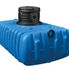 4rain Regenwasser-Nutzung|Flachtank Flat S 6.000 l inkl. Schachtverlängerung