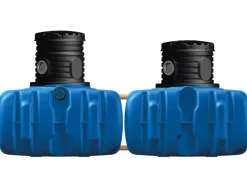 4rain Regenwasser-Nutzung|Flachtank Flat S 6.000 l inkl. Schachtverlängerung