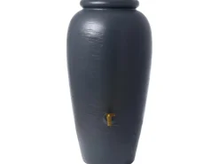 4rain Regenwasser-Nutzung|Regenwassertank Amphora 220 l Graphite Grey Ø 59 cm