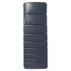 4rain Regenwasser-Nutzung|Regenwassertank Slim 650 l Graphit Grey inkl. Auslaufhahn Aqua-Quick