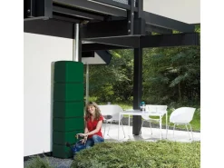 Regenwassertank Slim 330 l 37 cm Tiefe inkl. Zubehör*4rain Outlet