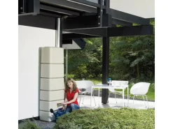 4rain Regenwasser-Nutzung|Regenwassertank Slim 330 l 37 cm Tiefe inkl. Zubehör