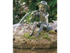Rottenecker Rund Um Den Teich|Bronze-Figur Flötenspieler Toni